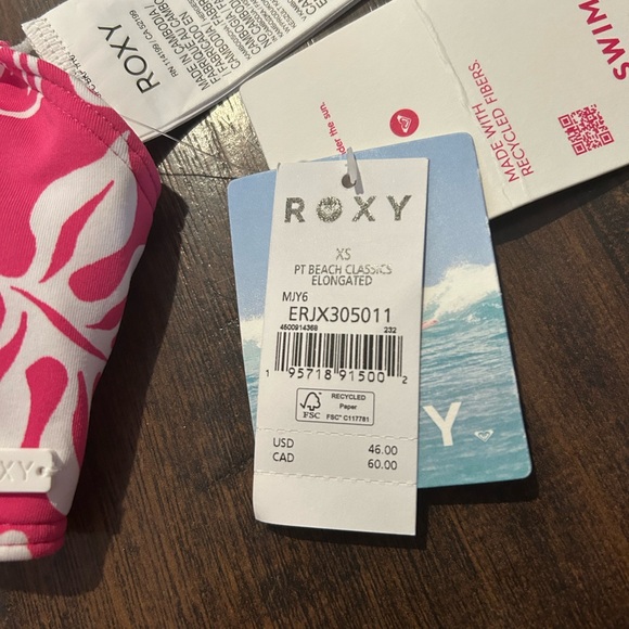 Roxy Pink Floral Bikini Set - Picture 7 of 7